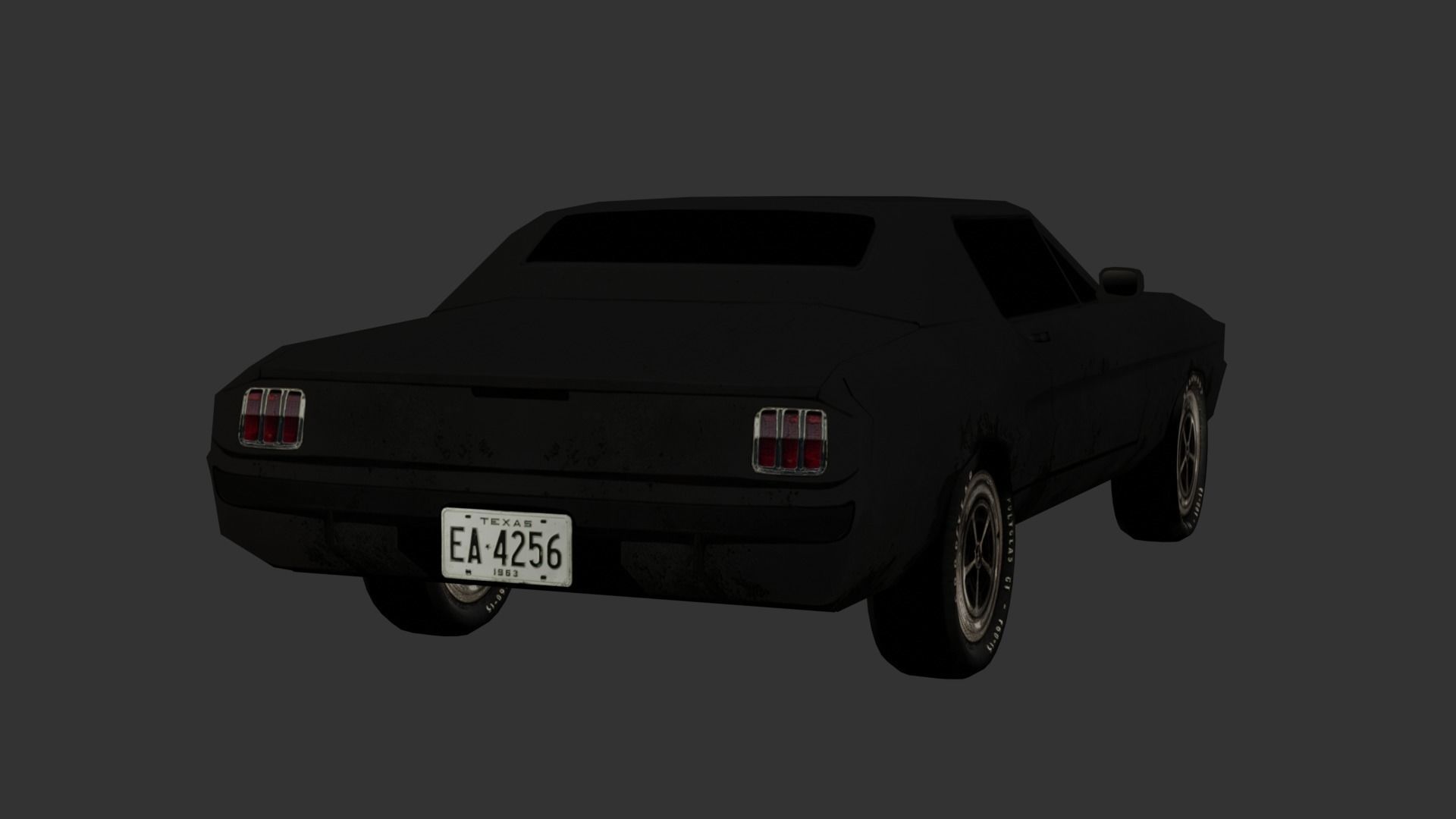 Cars Collection Lowpoly Low-poly 3D model_11