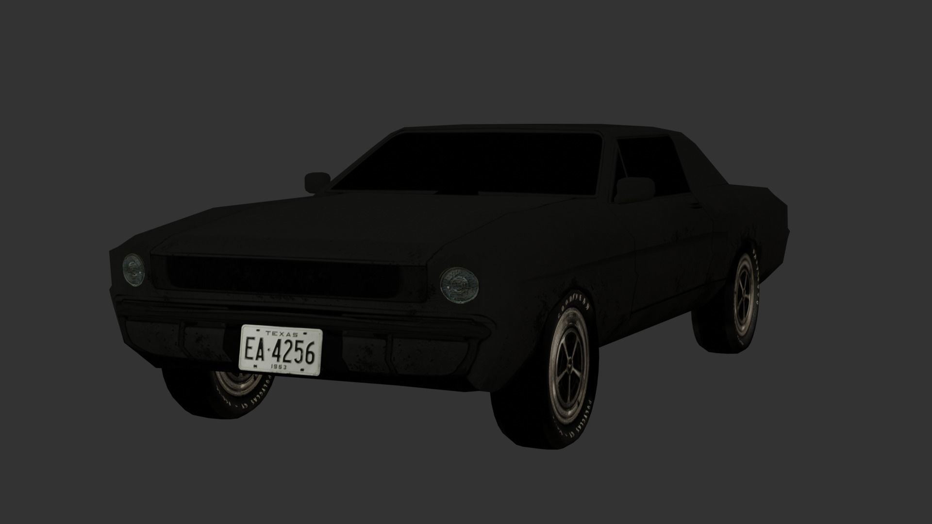 Cars Collection Lowpoly Low-poly 3D model_10