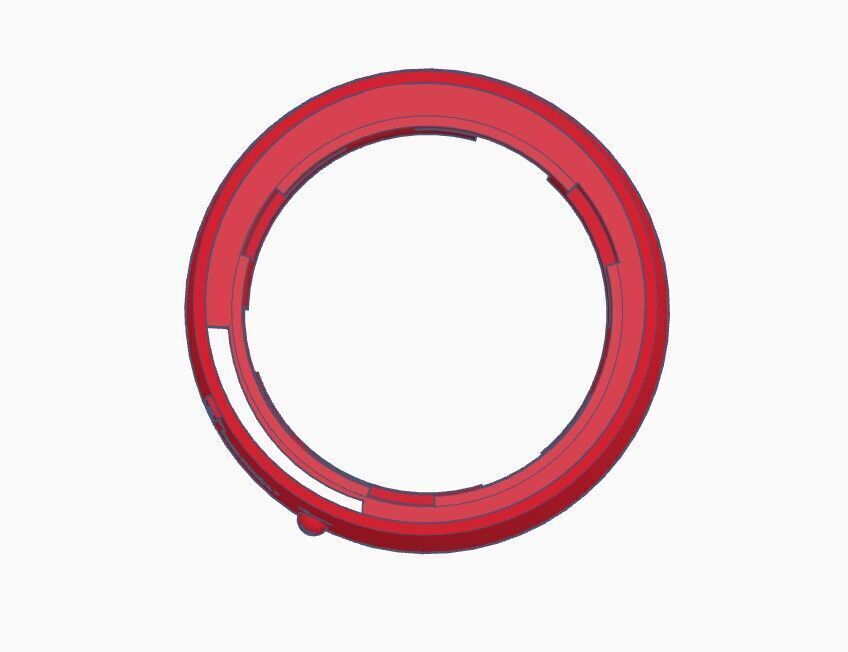 80mm Lens hood for Mamiya 7 or  7II  and Mamiya 6  75mm lens 3D print model_2