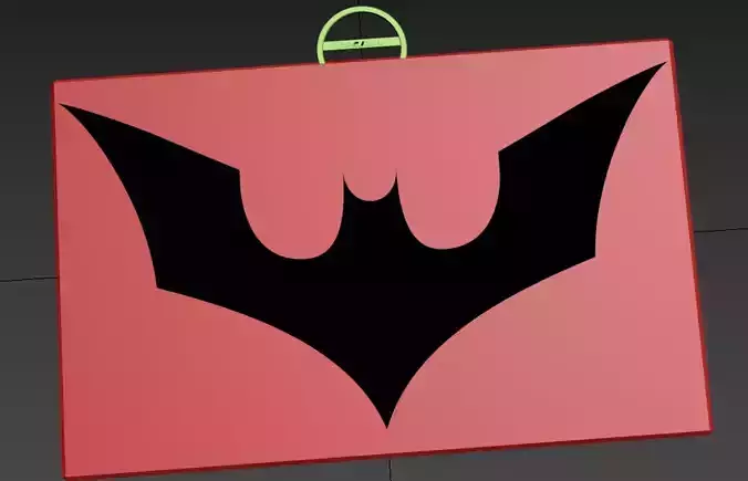 Batman Beyond Logo Keychain