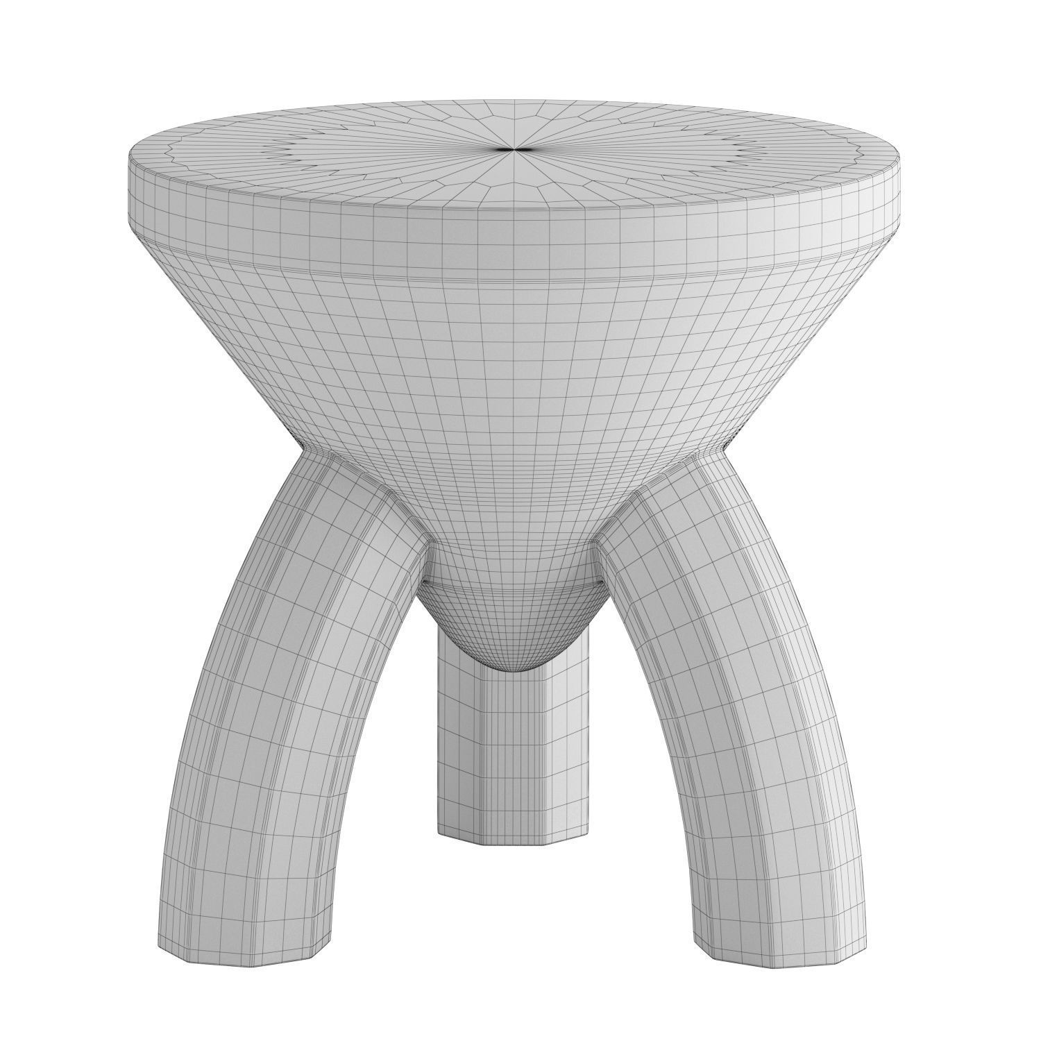 Crate and Barrel La Strana Side Table 3D model_2