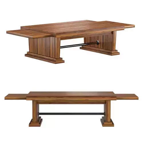 Rectangle Coffee Table Art Deco