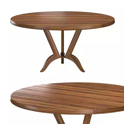 Round dining table Art Deco