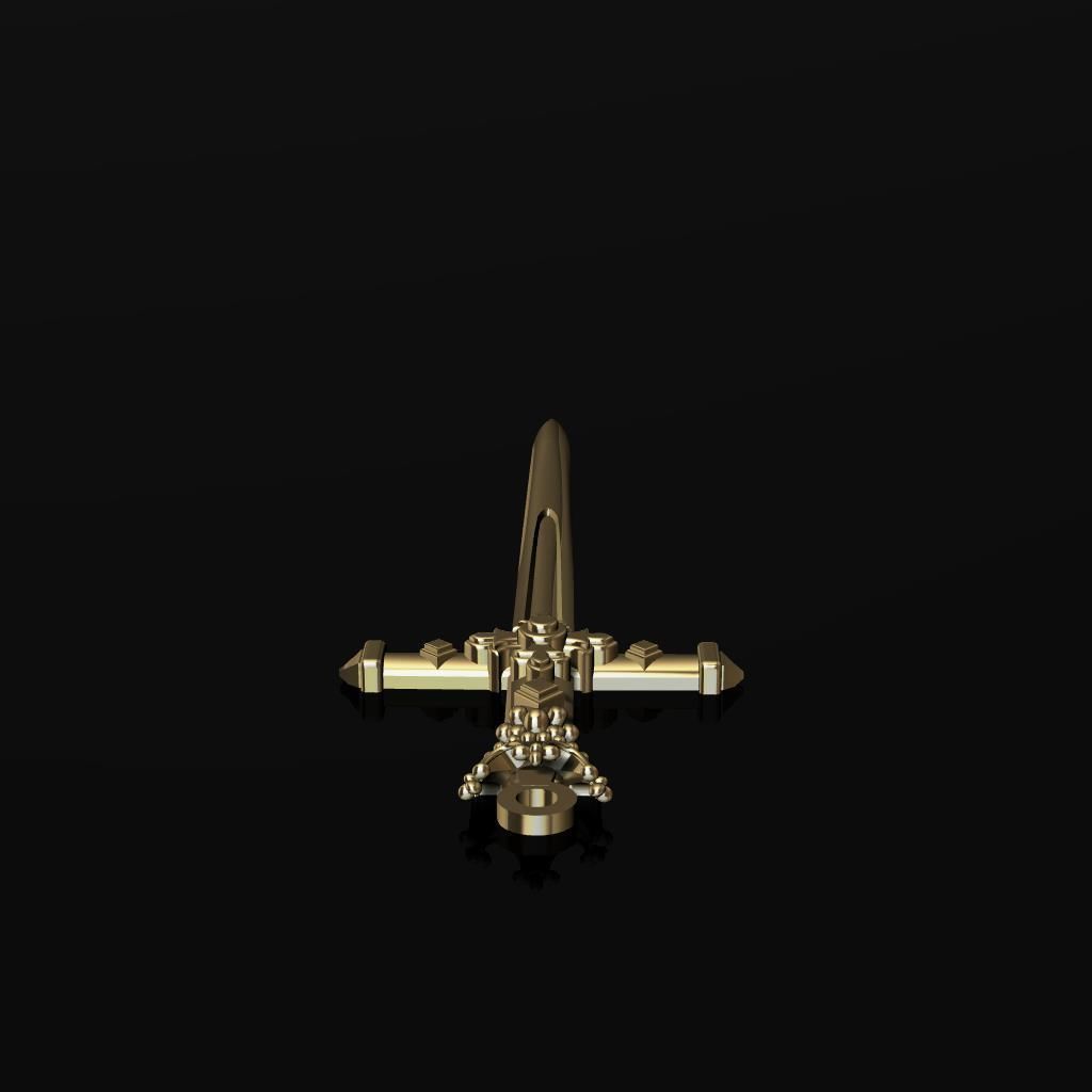 DIJE DE ESPADA   3D print model_3