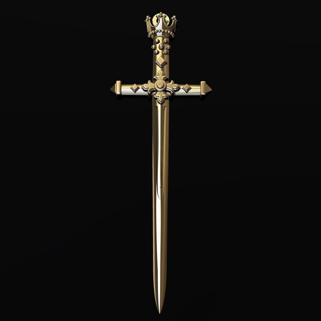 DIJE DE ESPADA   3D print model_4