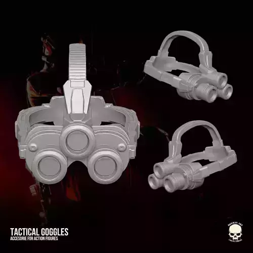 Tactical Goggles 3D printable File for Action Figures
