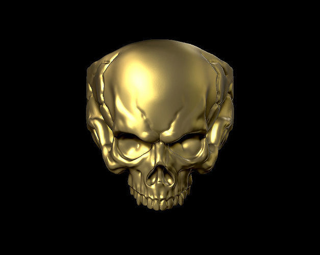 skull ring  3D print model
