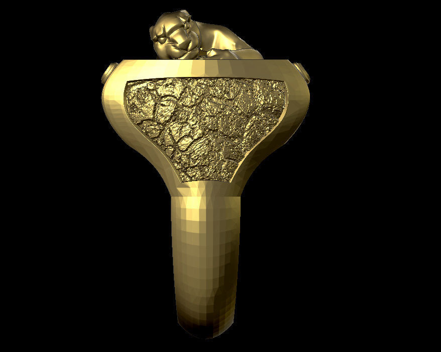 panther ring 3D print model_5