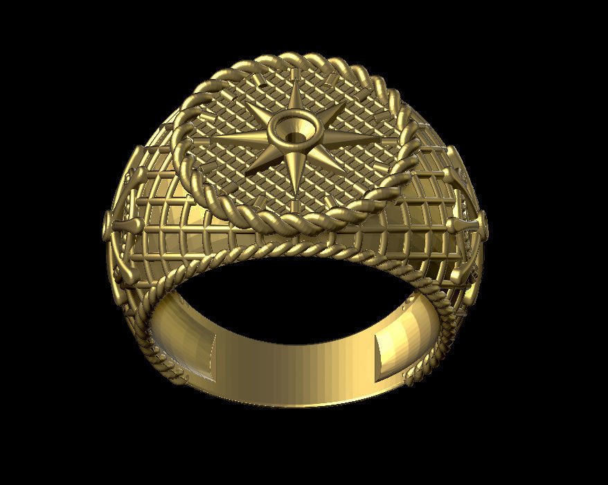sailor ring 3D print model_1