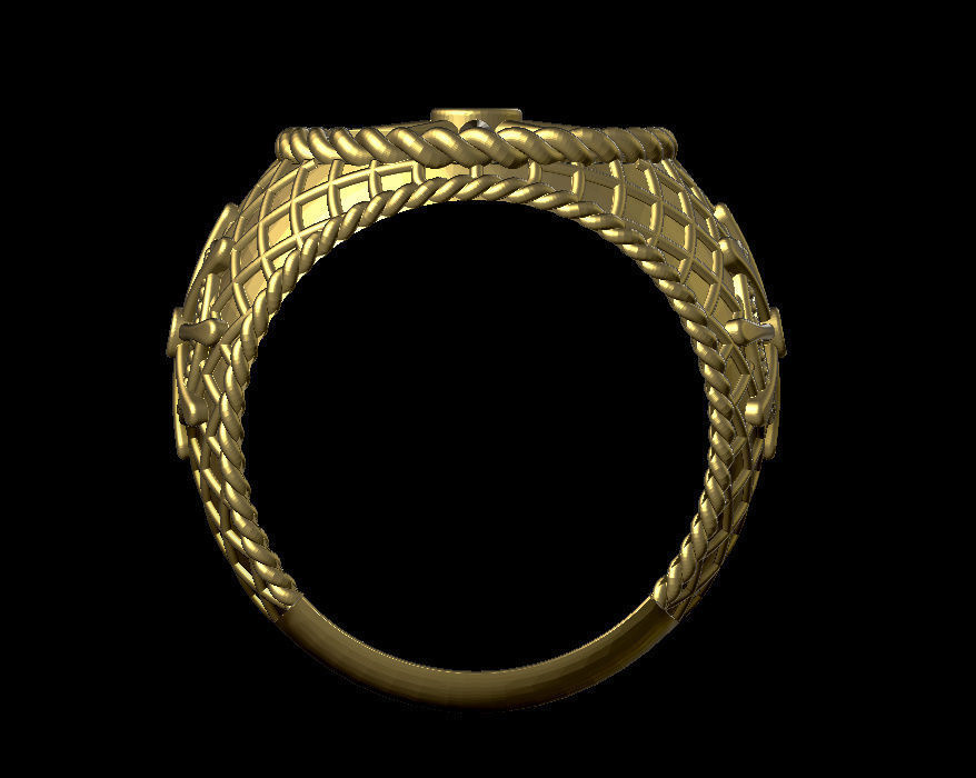 sailor ring 3D print model_4