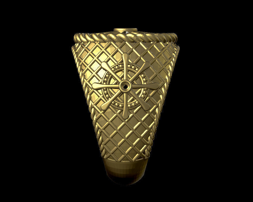sailor ring 3D print model_5