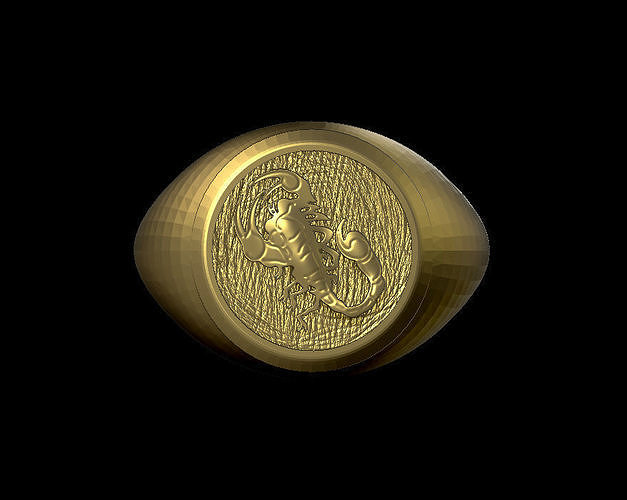 scorpion ring 3D print model