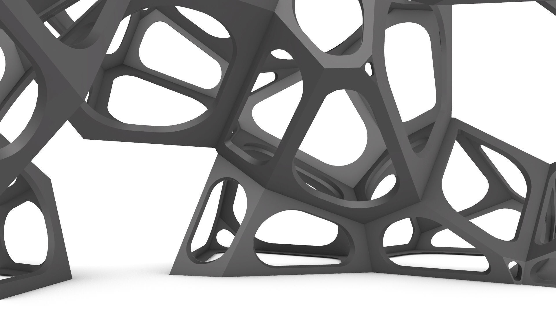 SciFi Gemstone Cells Pavilion 3D model_21