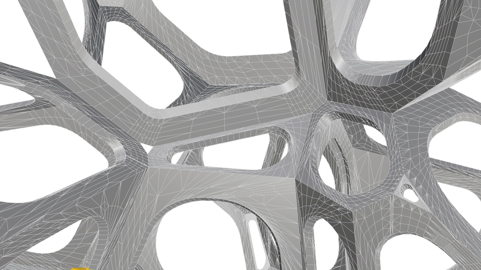 SciFi Gemstone Cells Pavilion 3D model_39