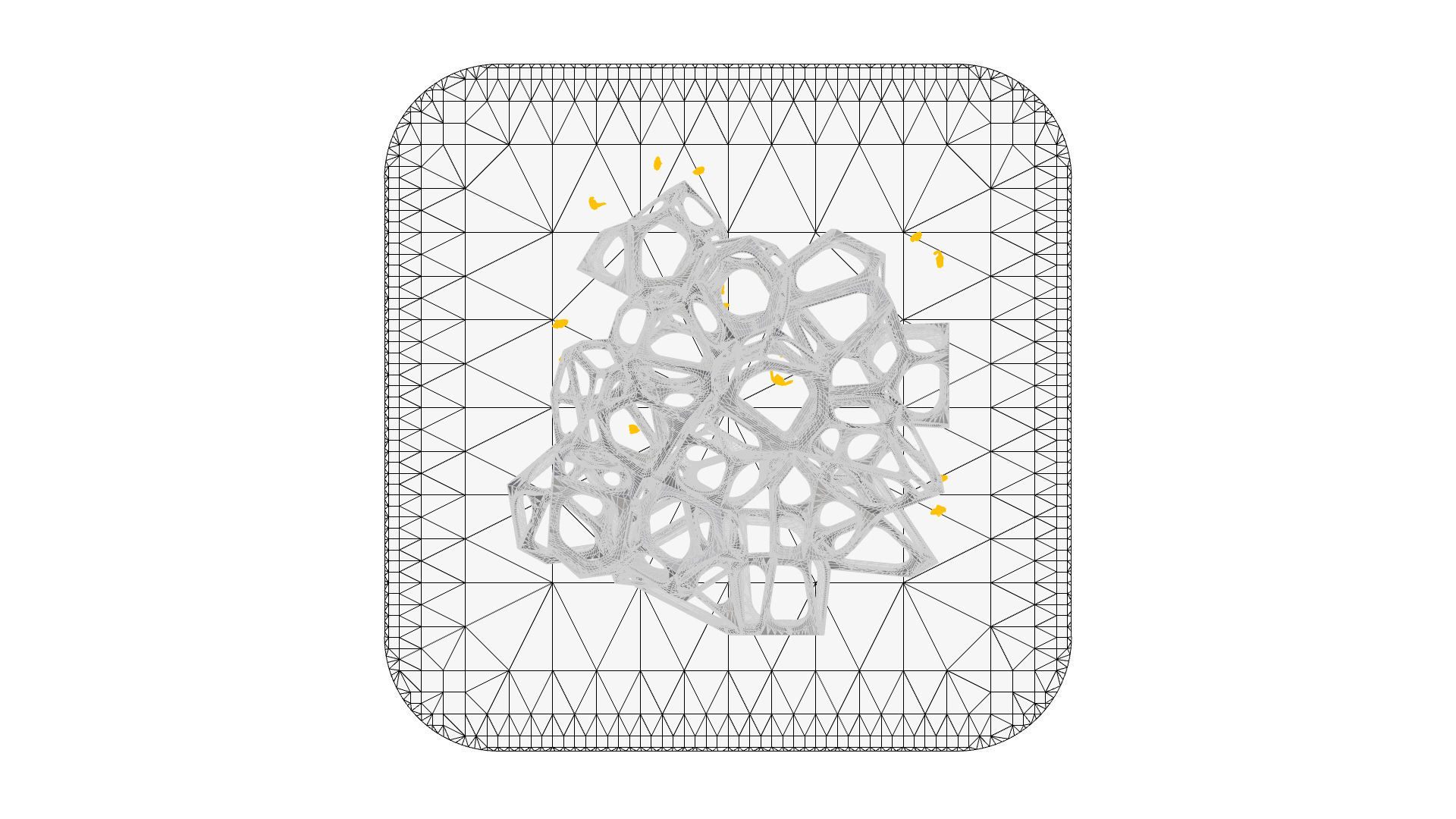 SciFi Gemstone Cells Pavilion 3D model_51