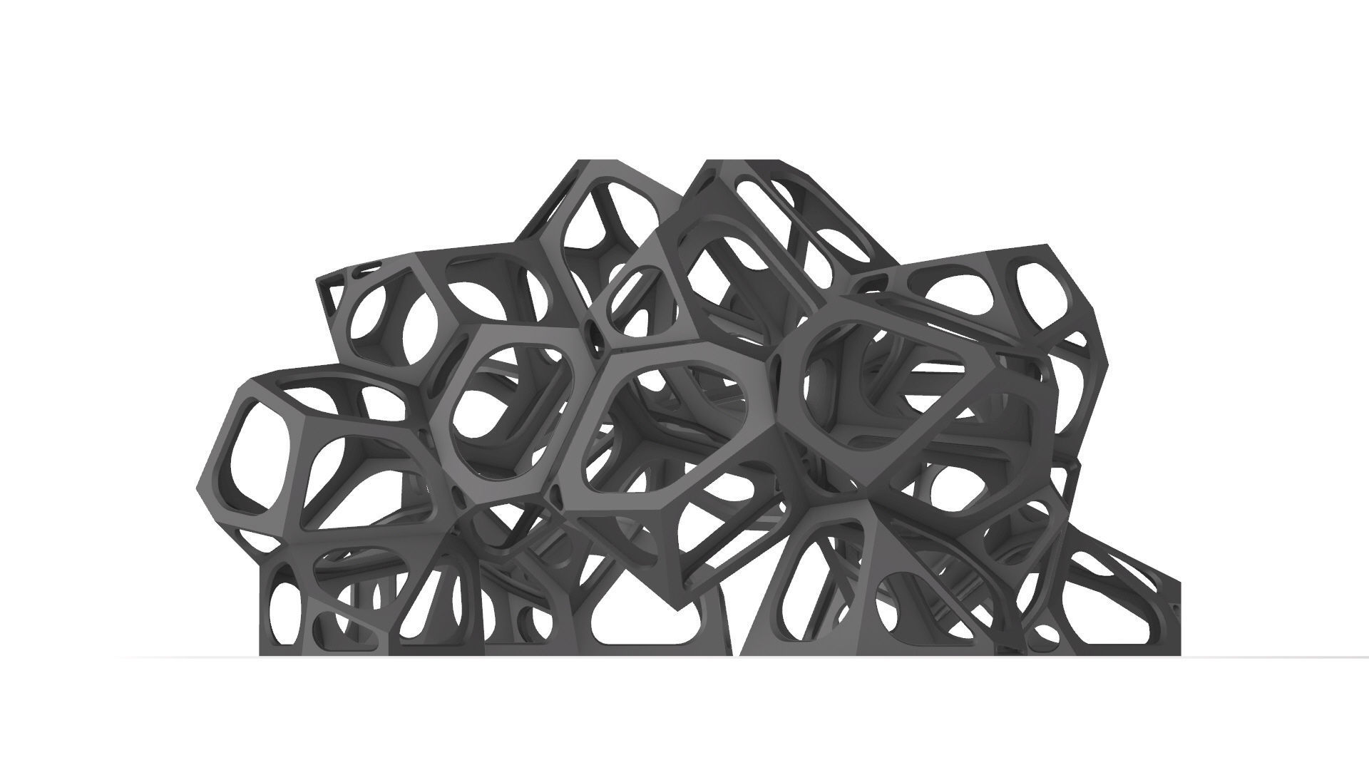 SciFi Gemstone Cells Pavilion 3D model_22