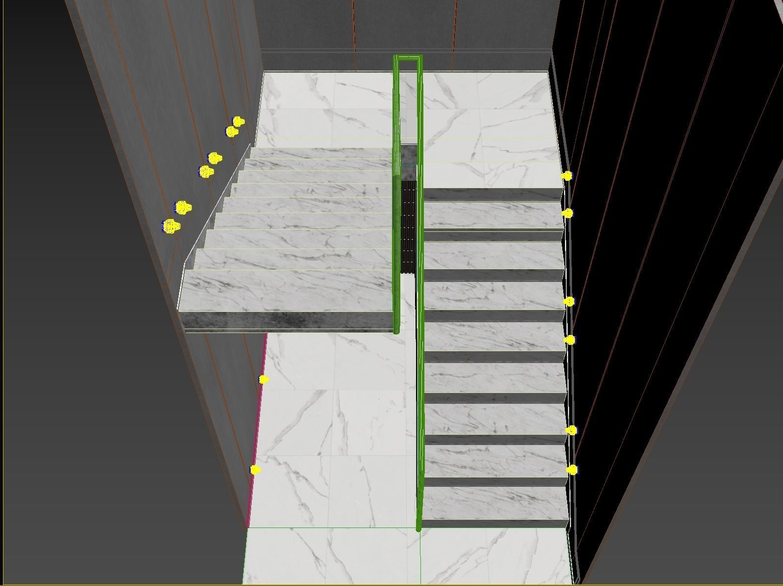 Modern staircase 12 3D model_22