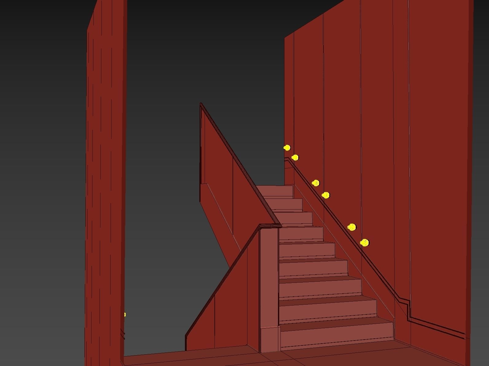 Modern staircase 12 3D model_28