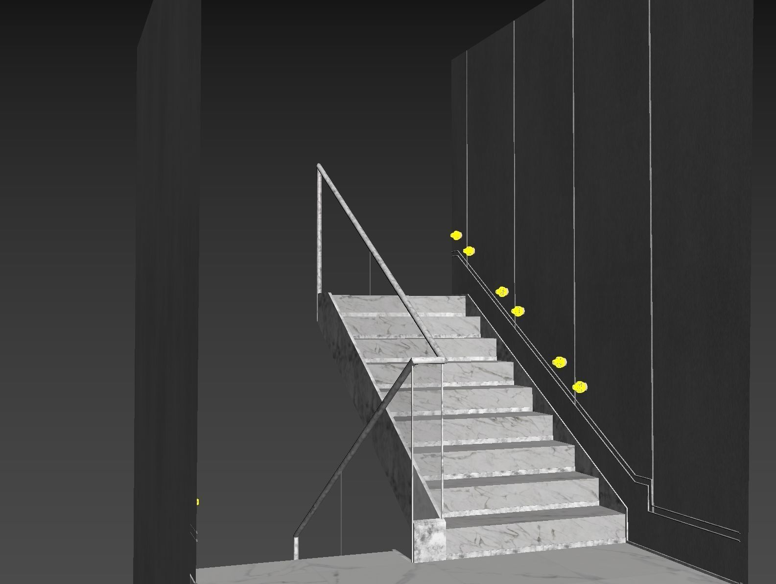 Modern staircase 12 3D model_13