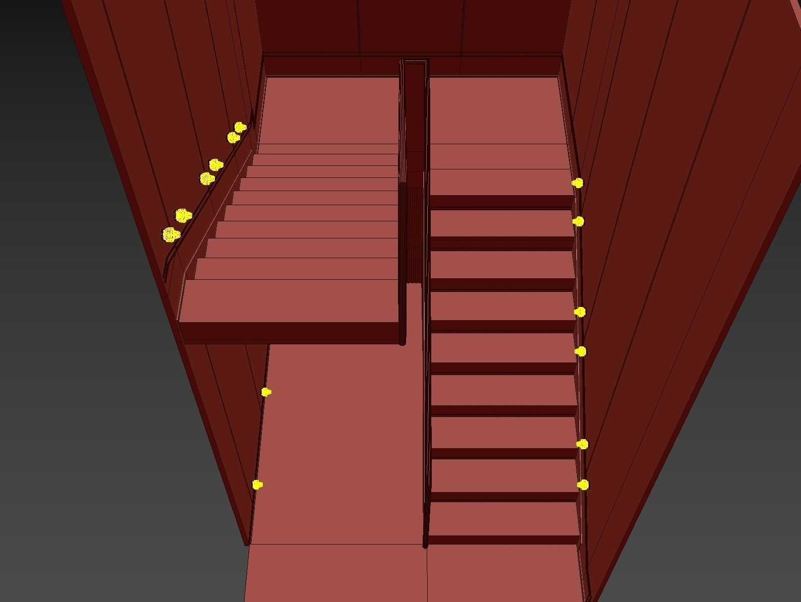 Modern staircase 12 3D model_24