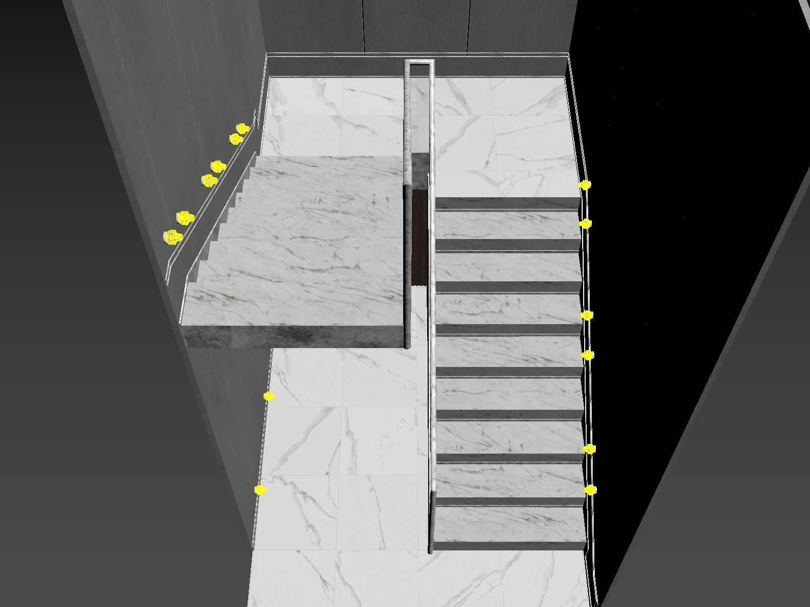 Modern staircase 12 3D model_23
