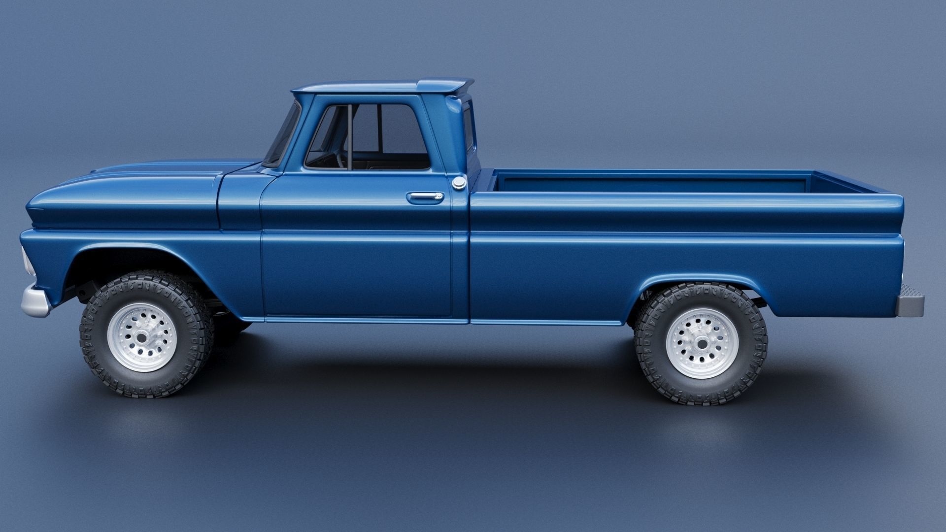 Chevrolet K20 Long Bed 1965 3D print model_16