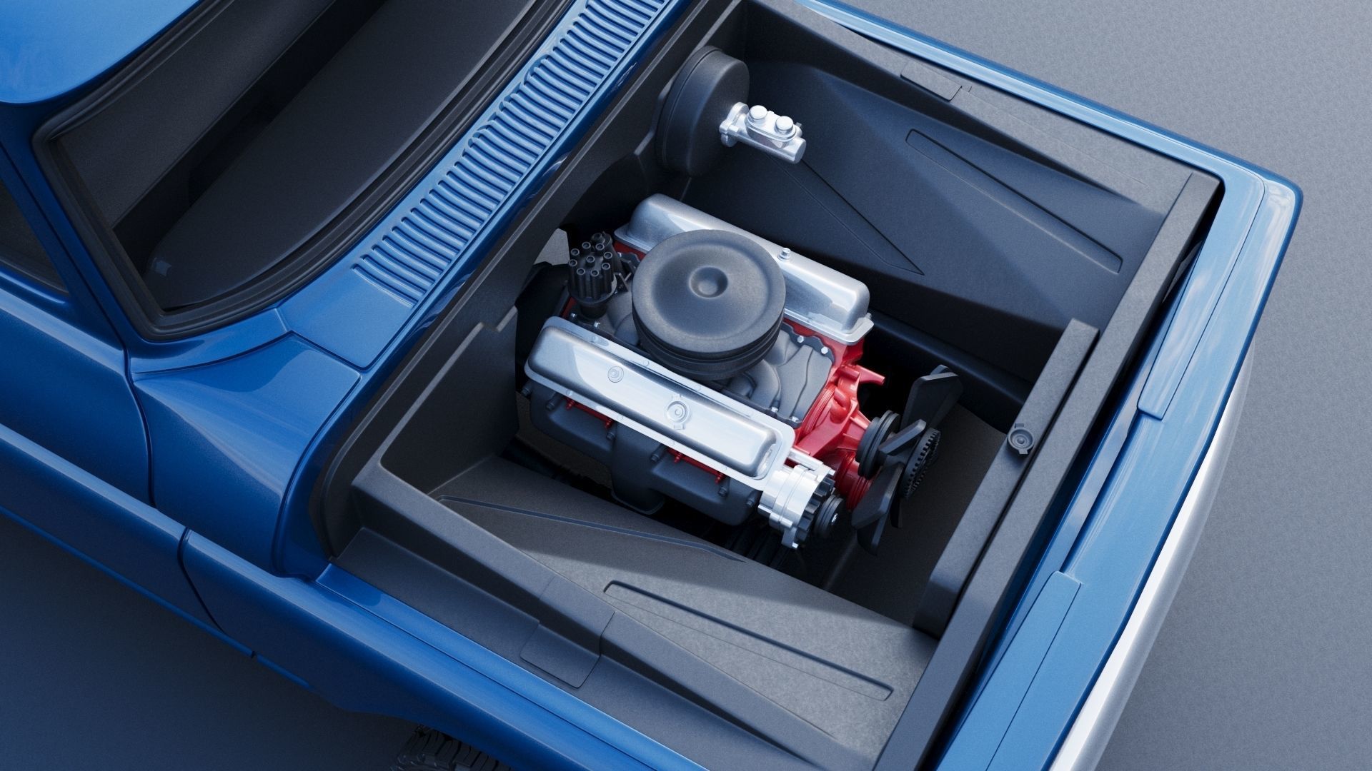 Chevrolet K20 Long Bed 1965 3D print model_13