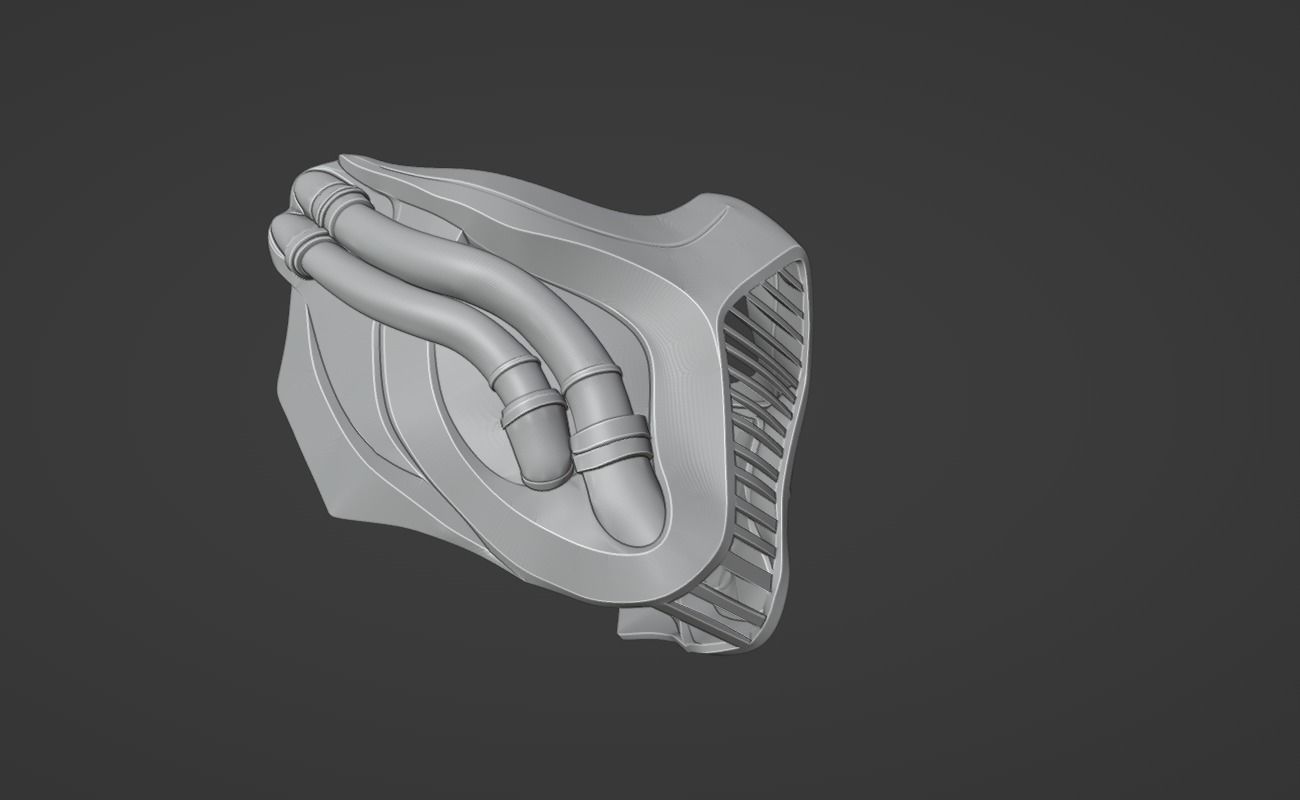 Smoke mask from MK1- Quiet Hunter 3D print model_26