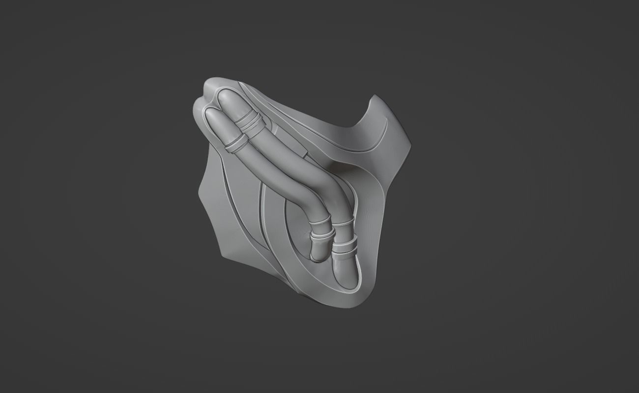 Smoke mask from MK1- Quiet Hunter 3D print model_22