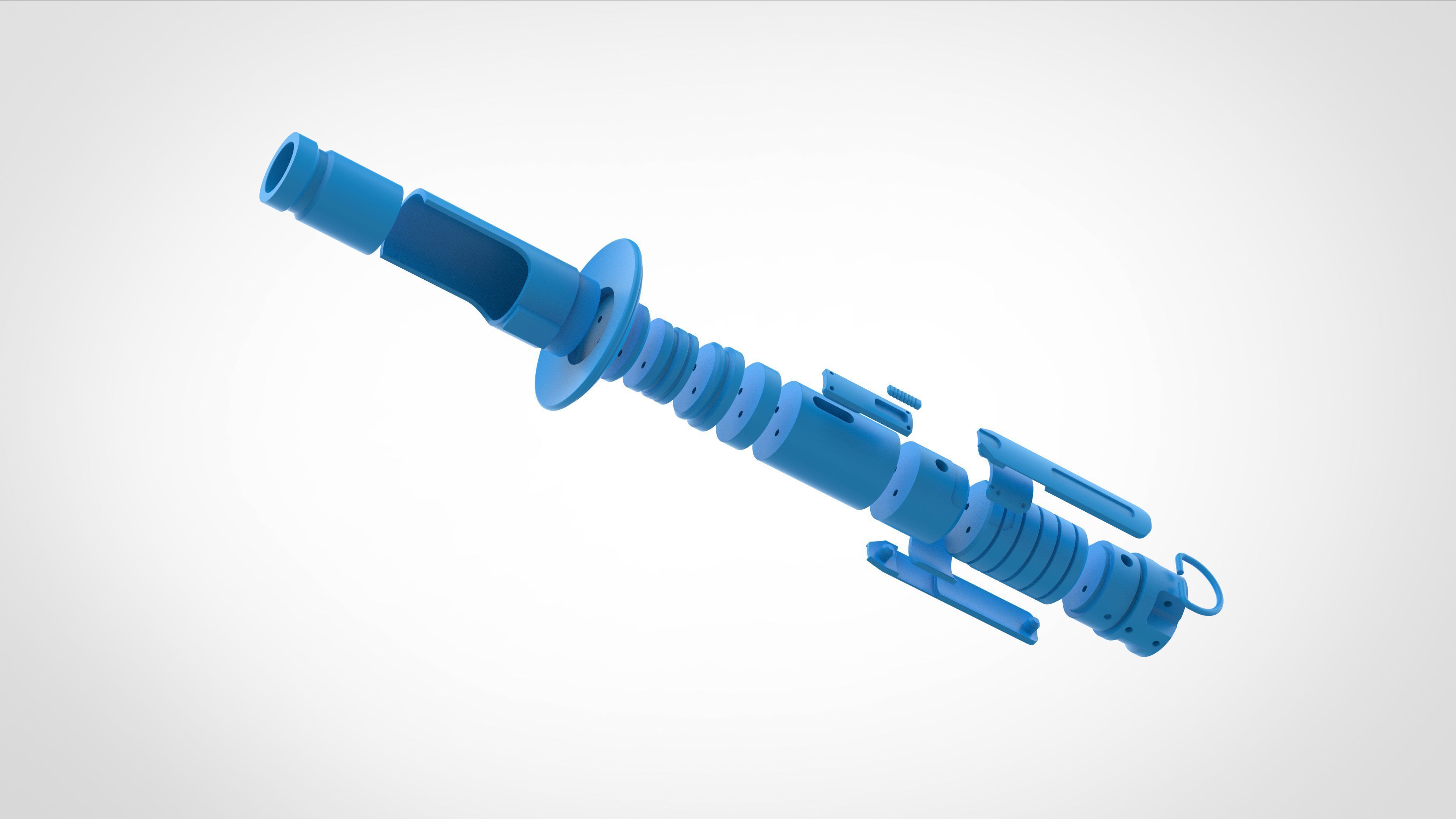 Ezra Bridgers Lightsaber from the series Ahsoka 2023 3D print model_41
