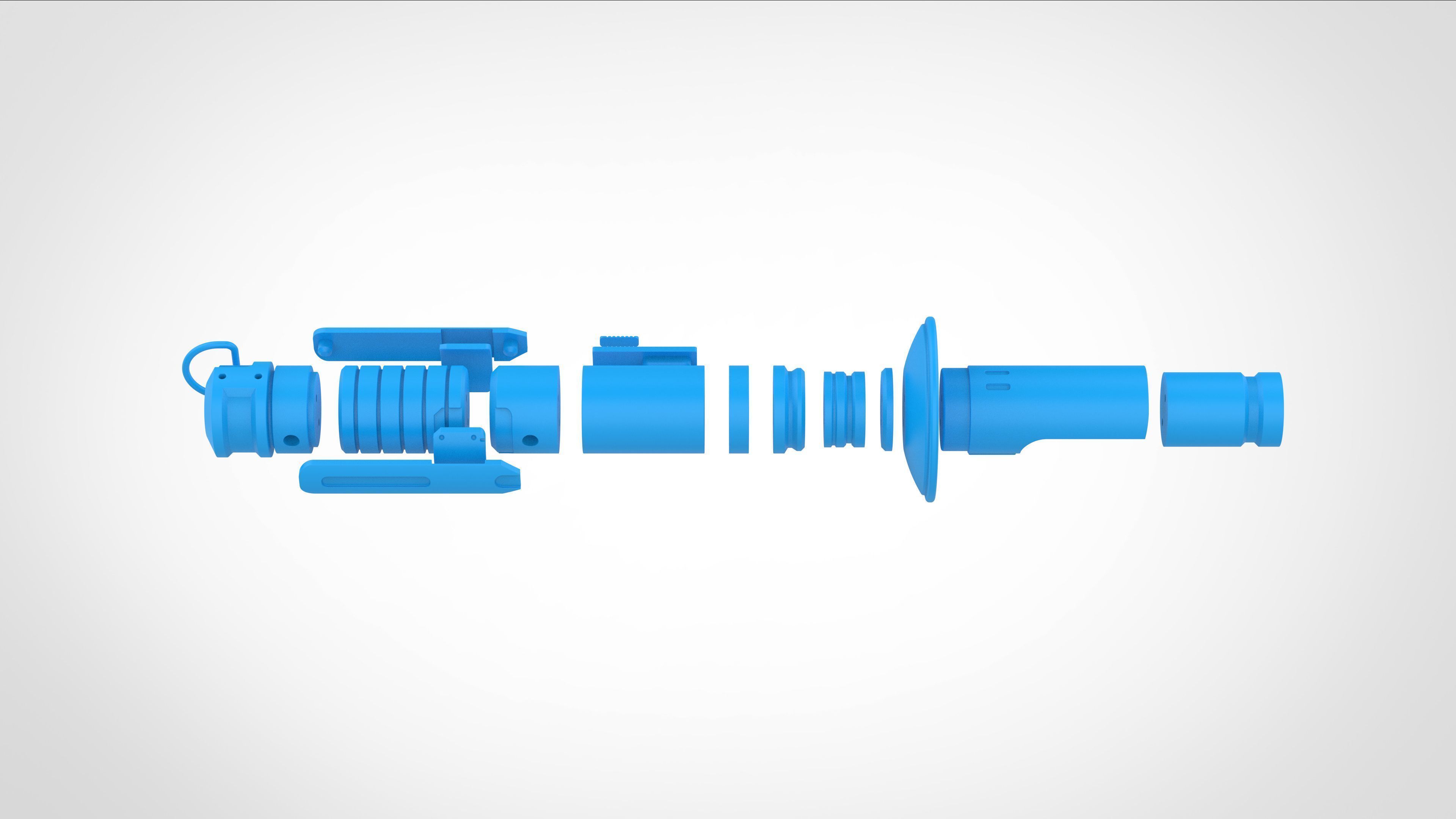 Ezra Bridgers Lightsaber from the series Ahsoka 2023 3D print model_34
