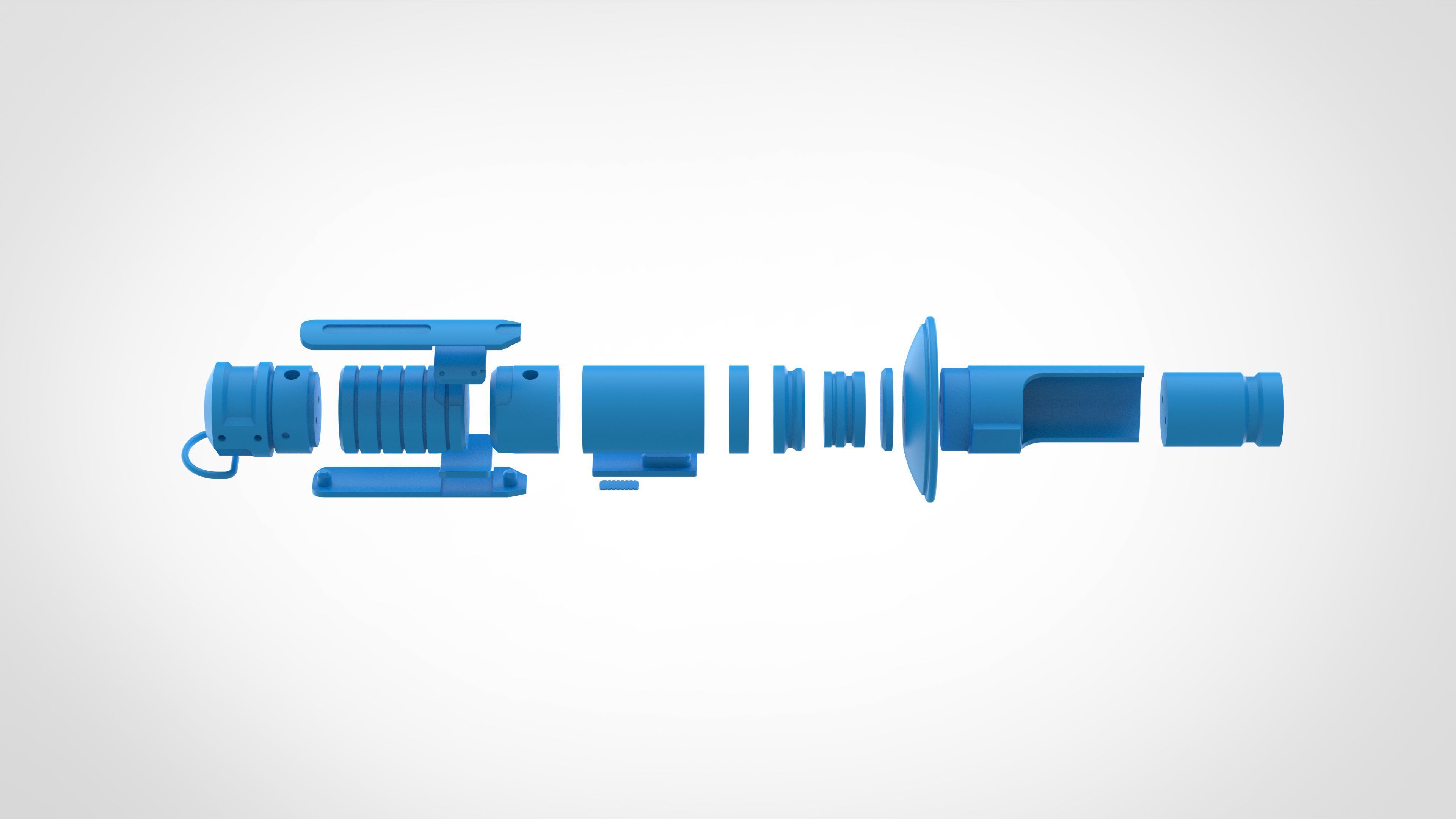 Ezra Bridgers Lightsaber from the series Ahsoka 2023 3D print model_35