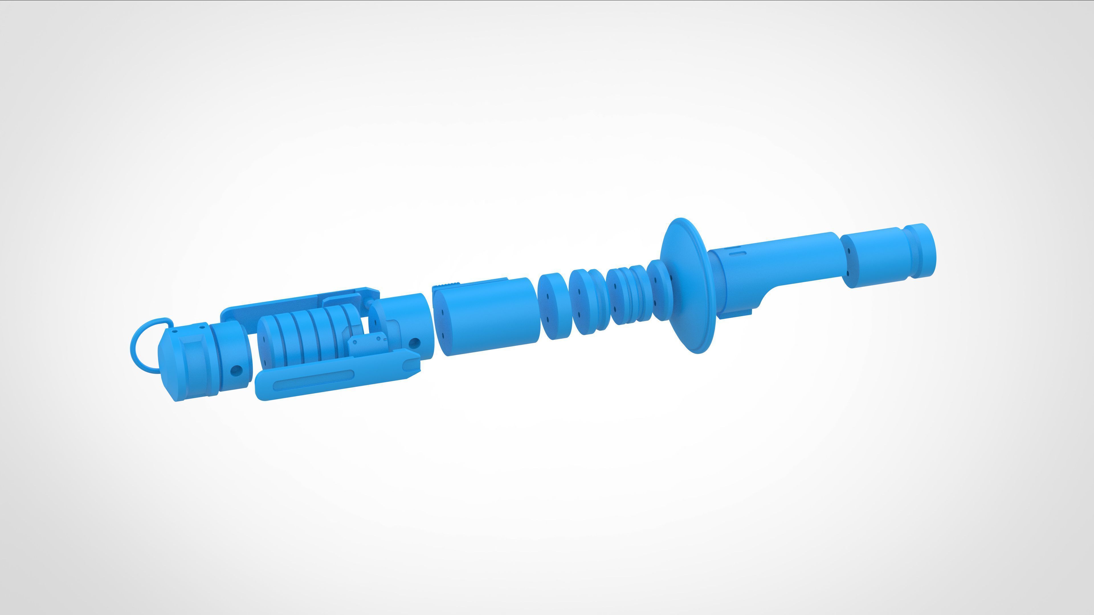 Ezra Bridgers Lightsaber from the series Ahsoka 2023 3D print model_38