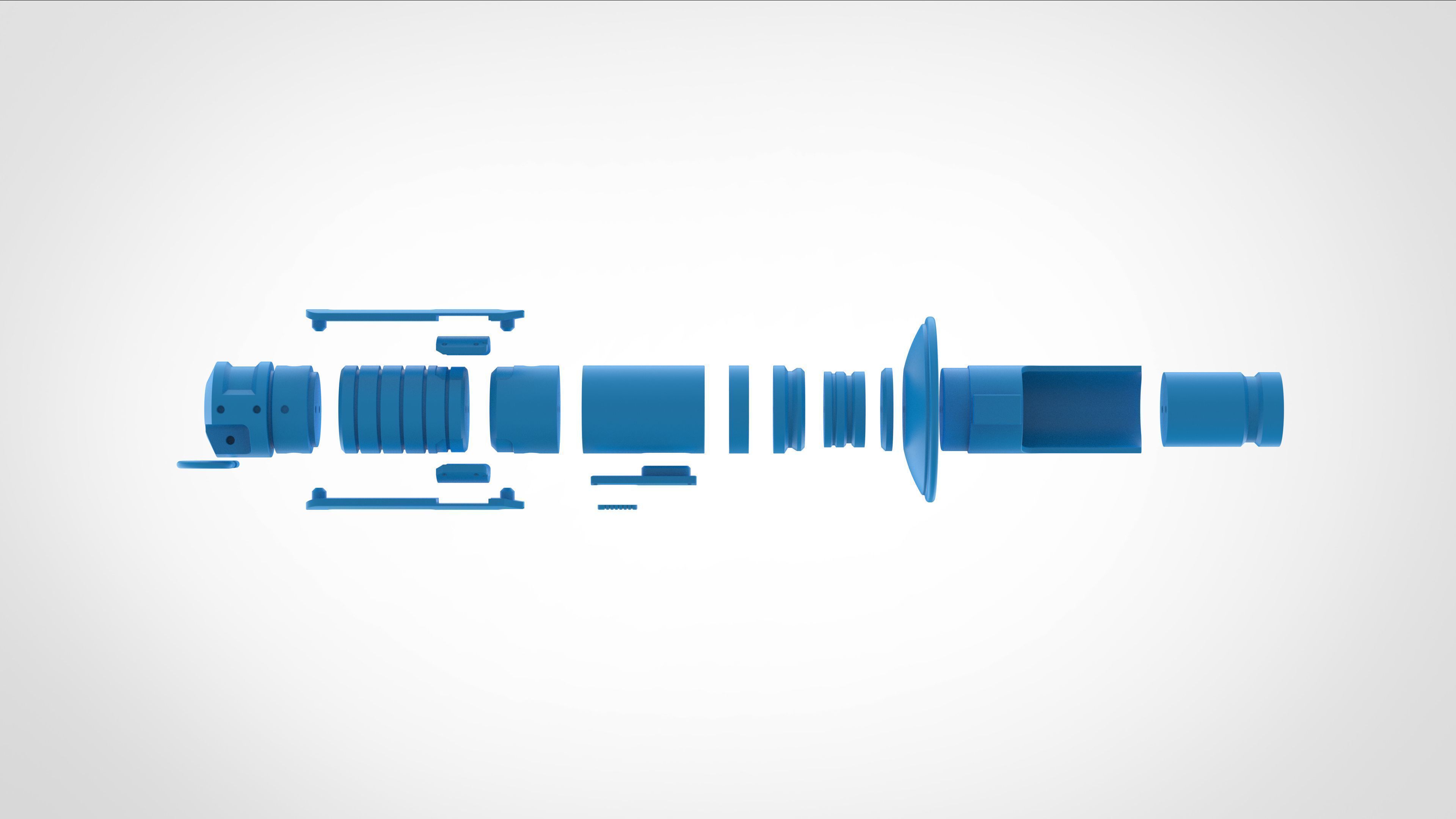 Ezra Bridgers Lightsaber from the series Ahsoka 2023 3D print model_36