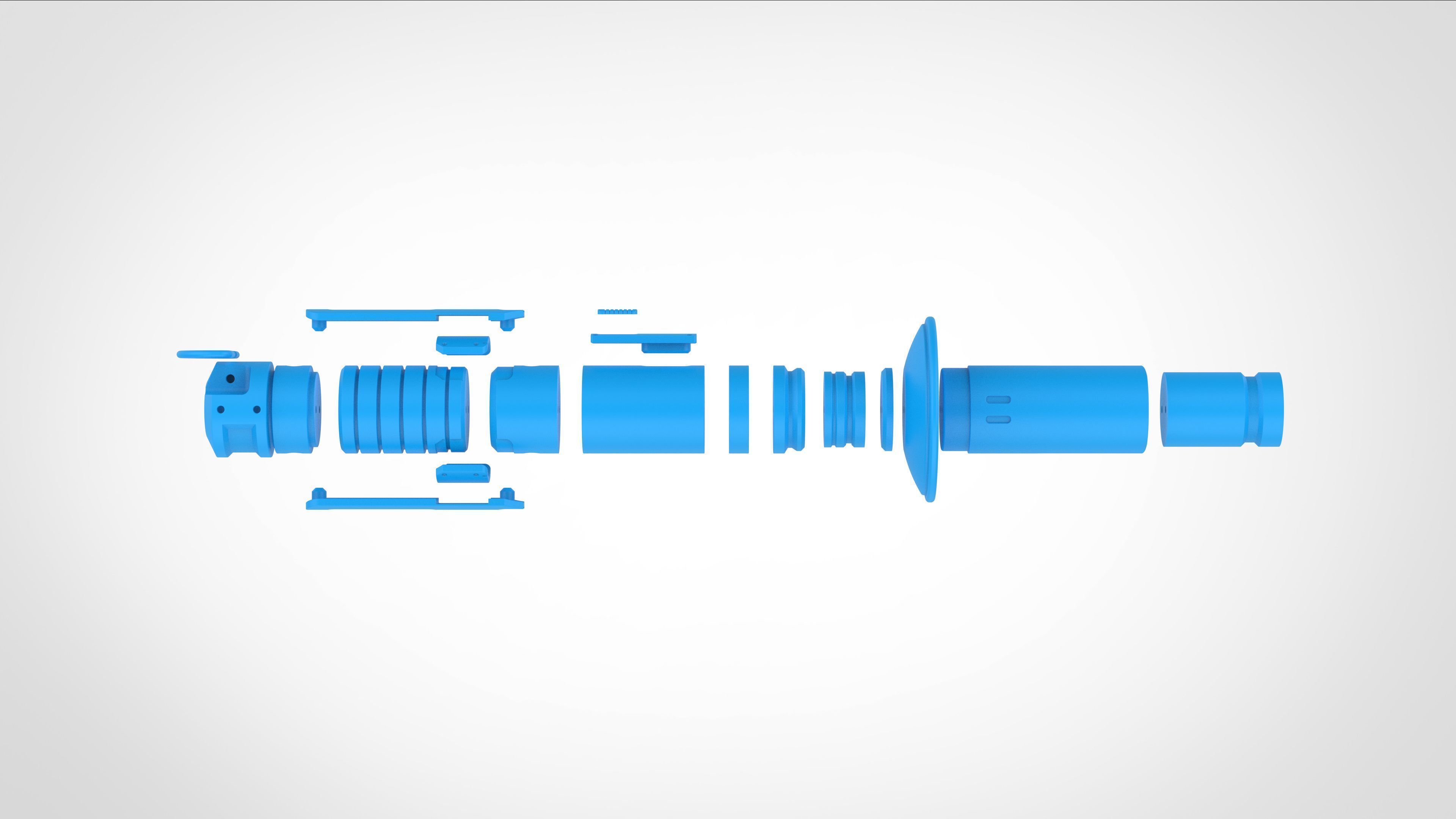 Ezra Bridgers Lightsaber from the series Ahsoka 2023 3D print model_37