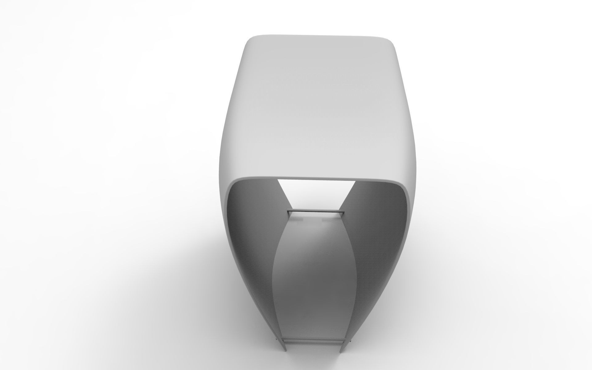 Cady Stool Low-poly 3D model_7