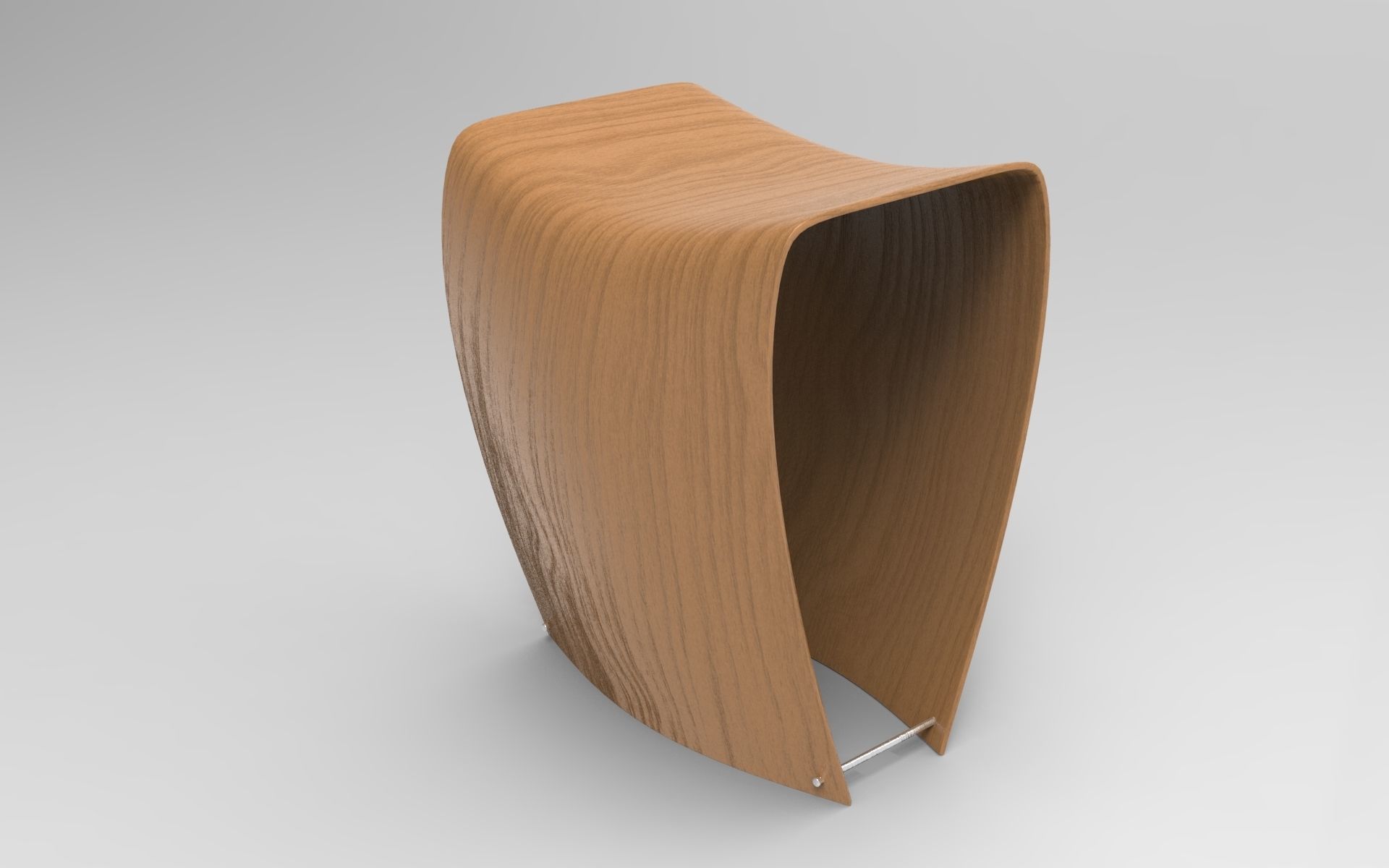 Cady Stool Low-poly 3D model_1