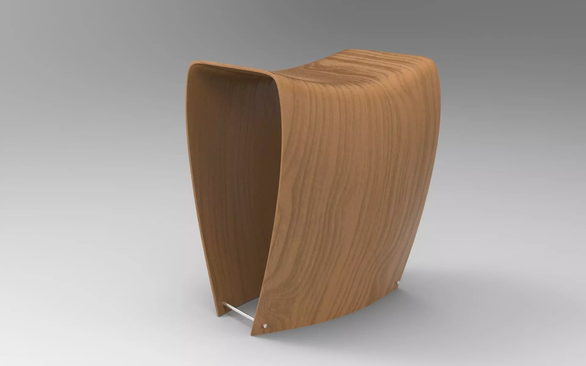 Cady Stool Low-poly 3D model_0