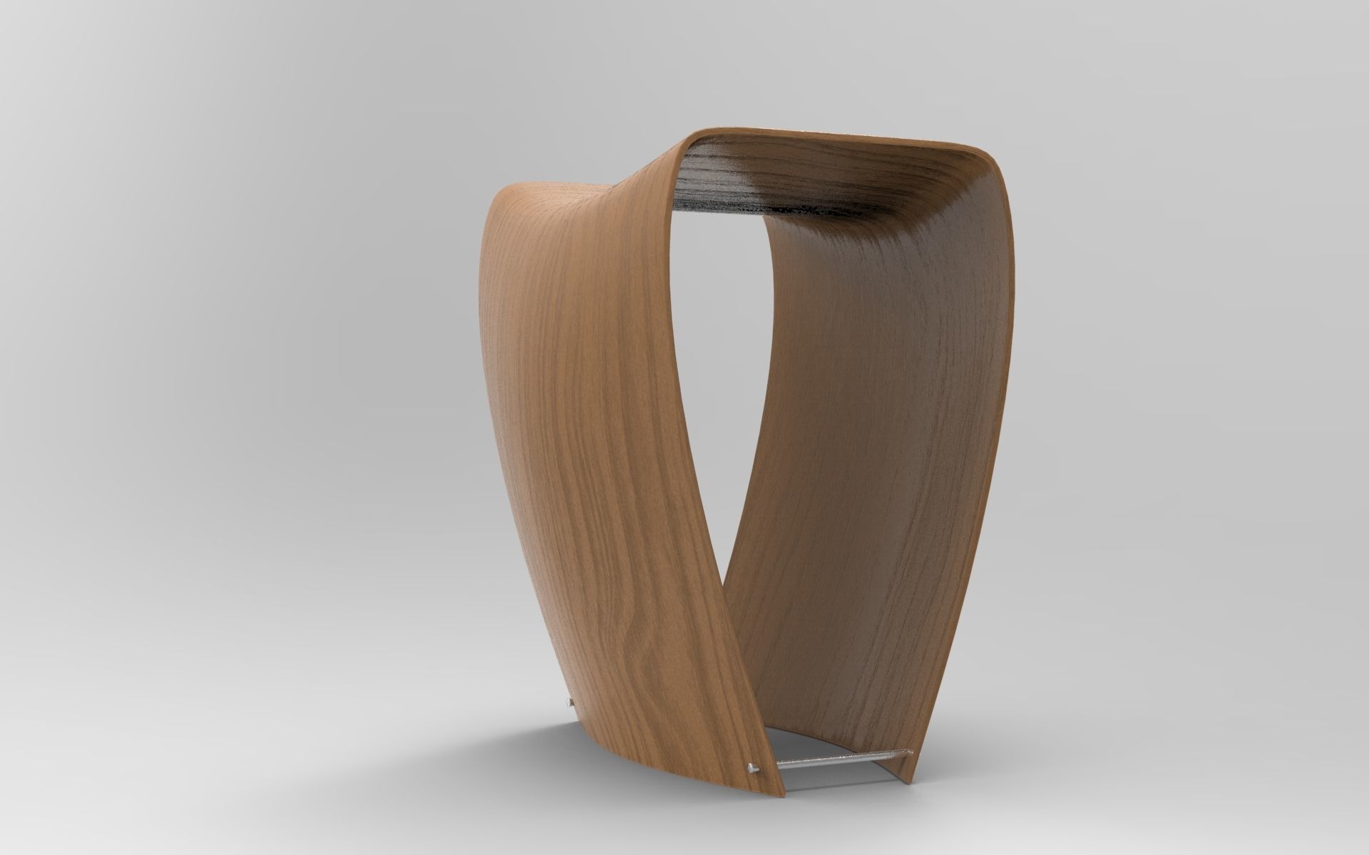 Cady Stool Low-poly 3D model_3