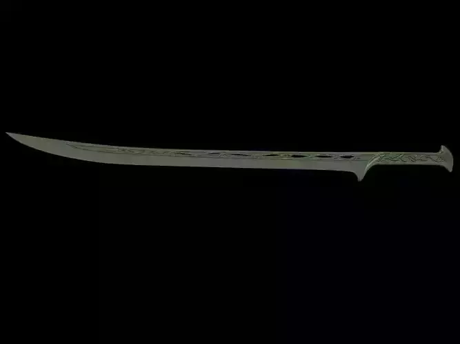 Thranduil Sword Lord Of The Rings  3d digital file