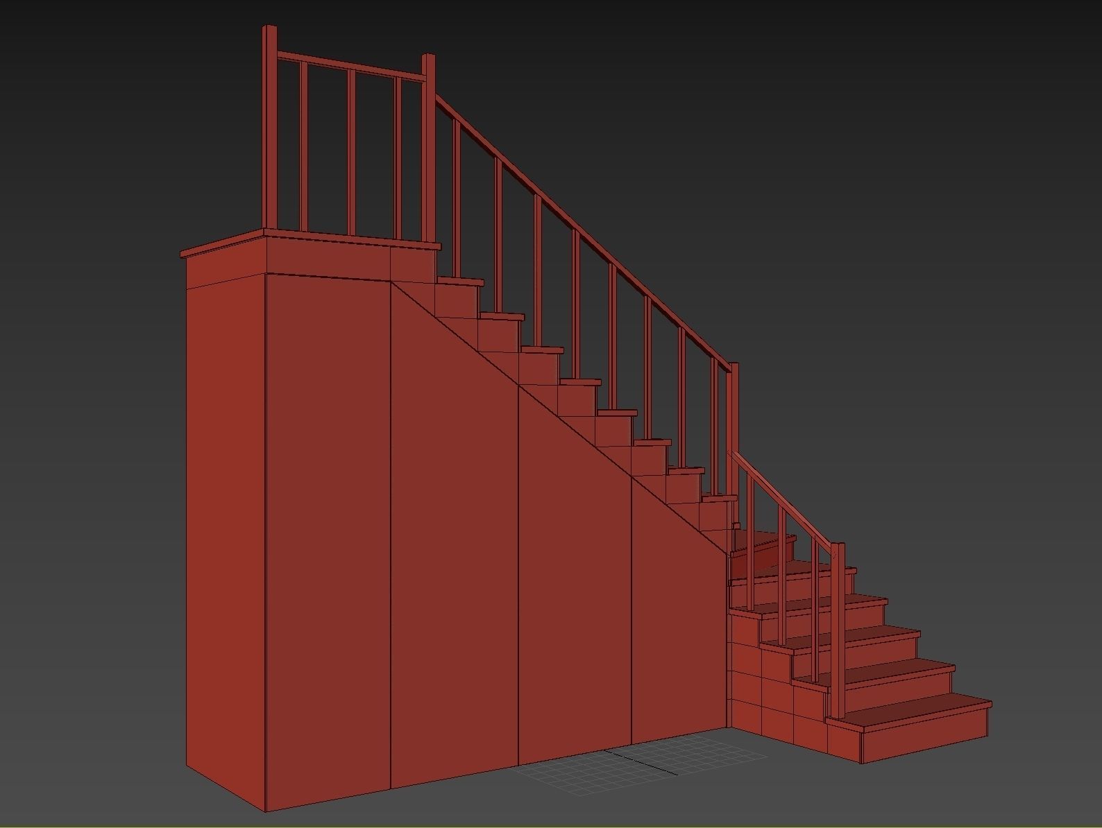 Modern staircase 13 3D model_20