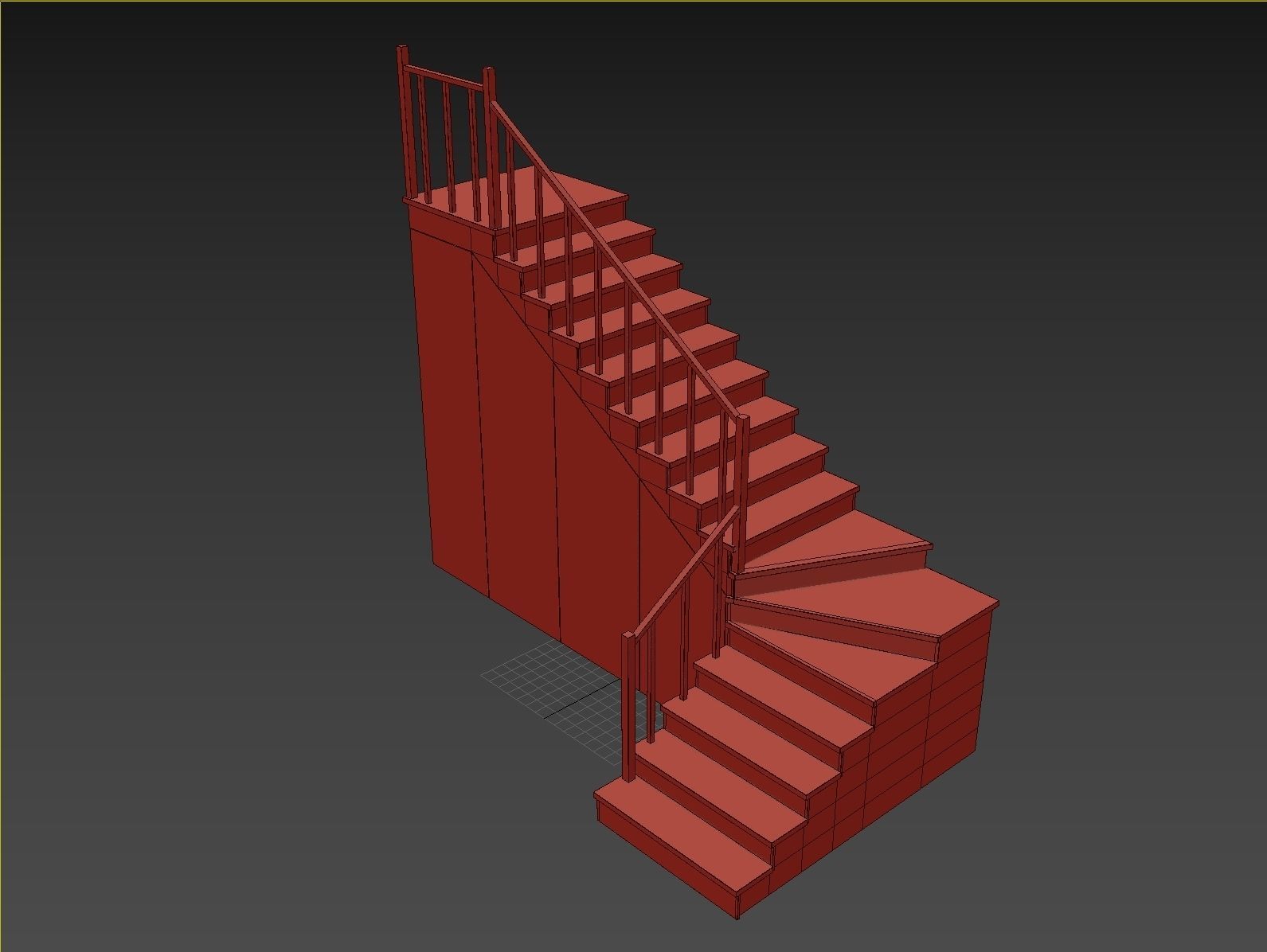 Modern staircase 13 3D model_22