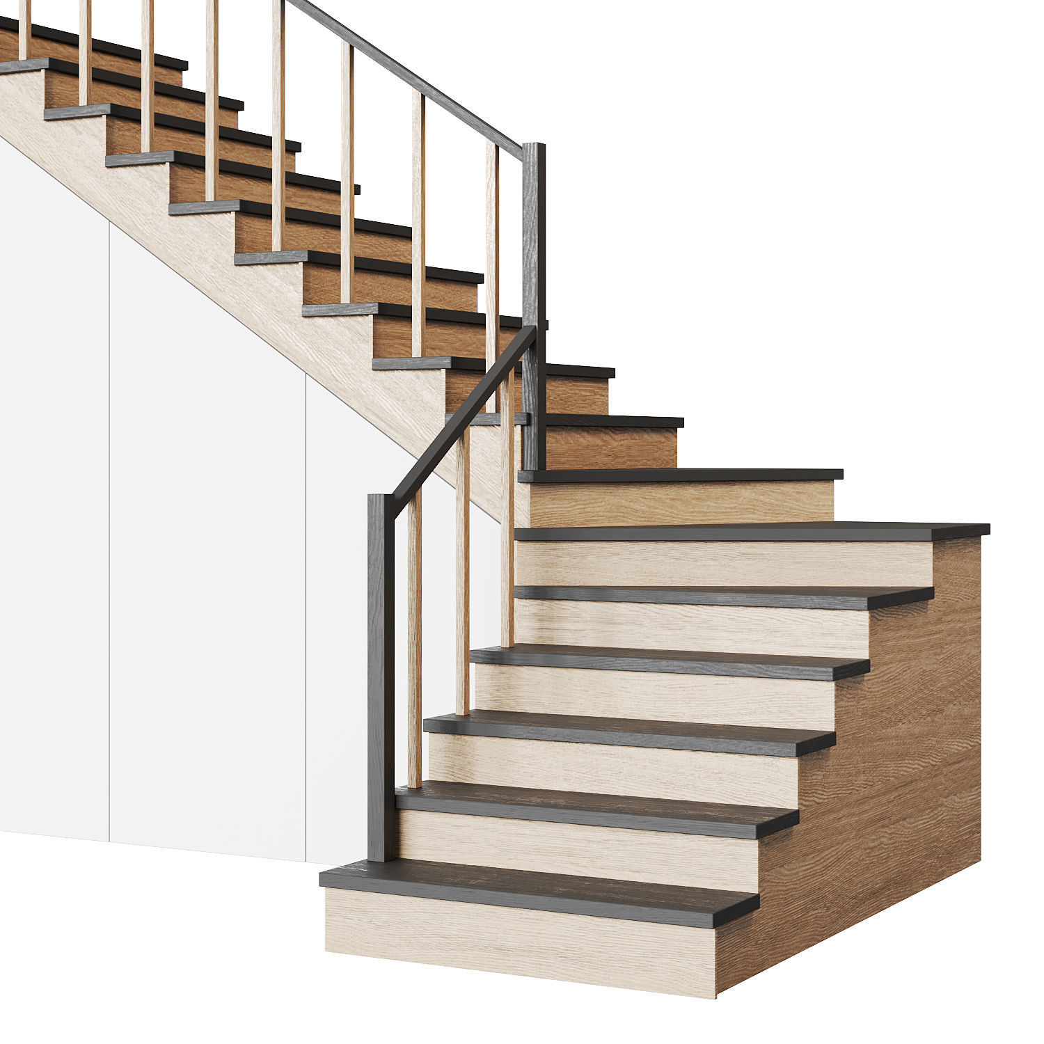 Modern staircase 13 3D model_1