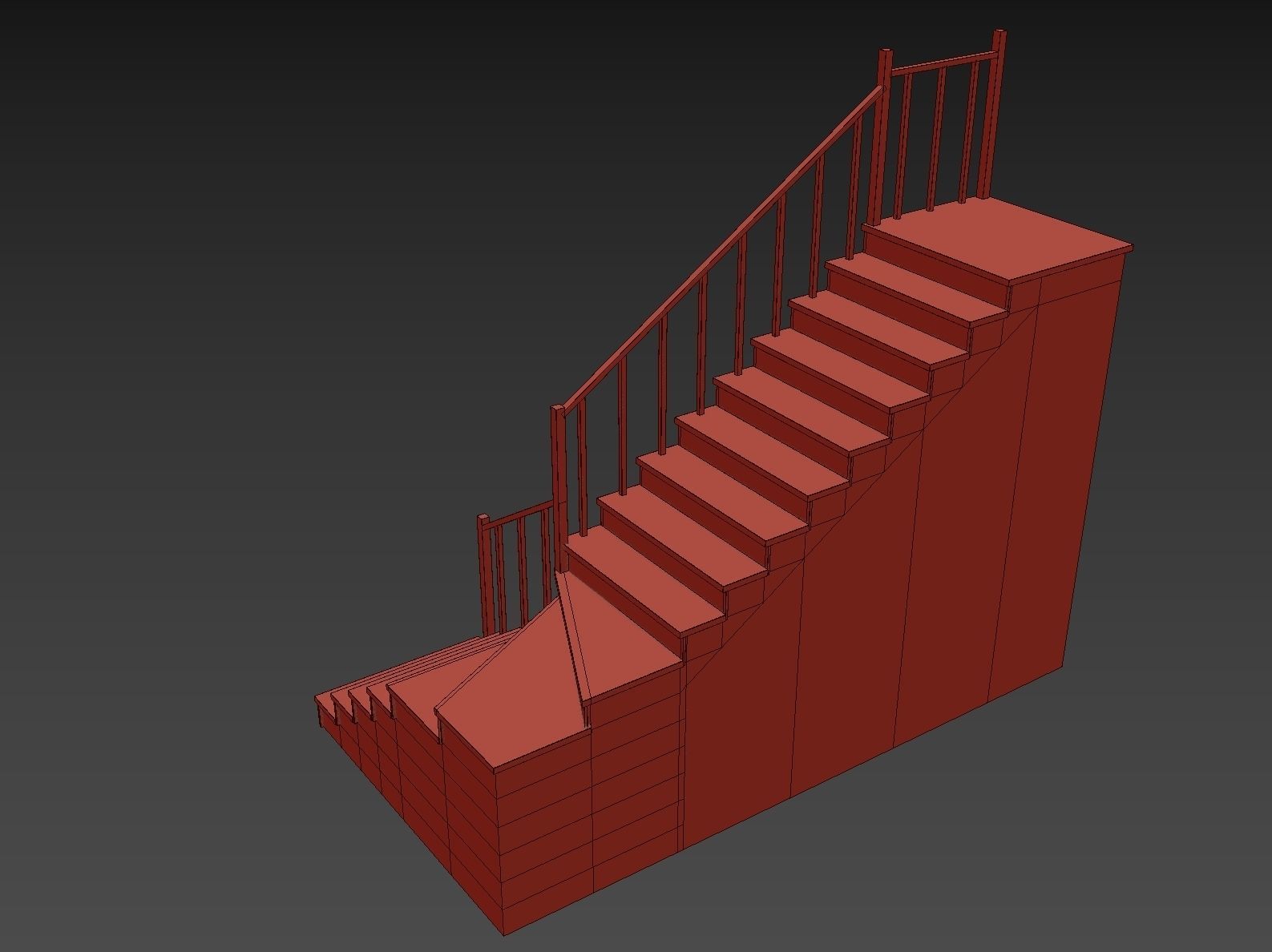 Modern staircase 13 3D model_18