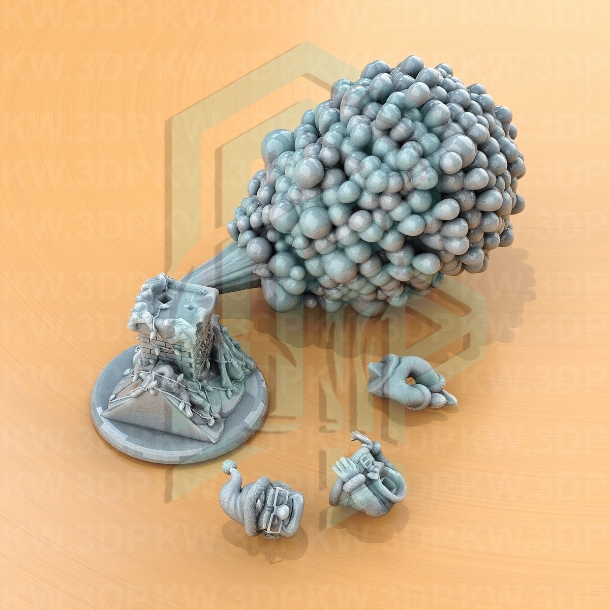 UP  Christmas 3D print model_4