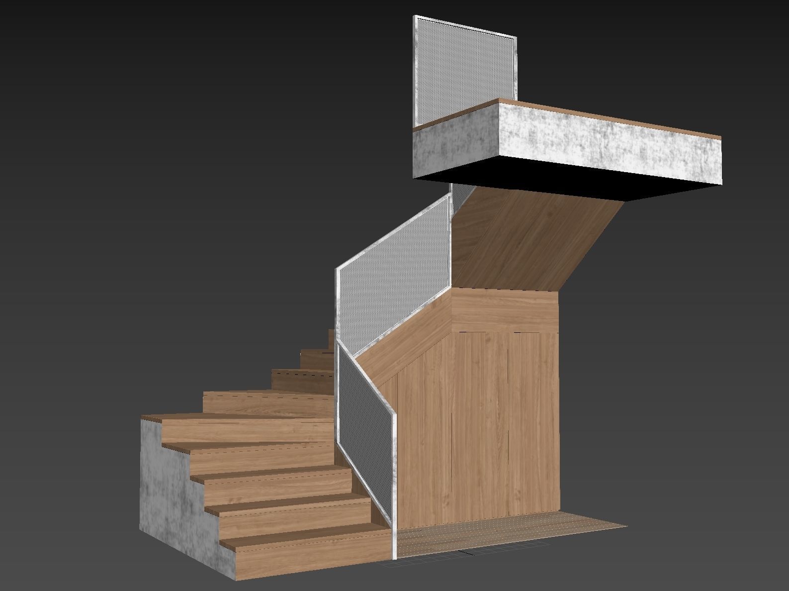 Staircase 15 3D model_16