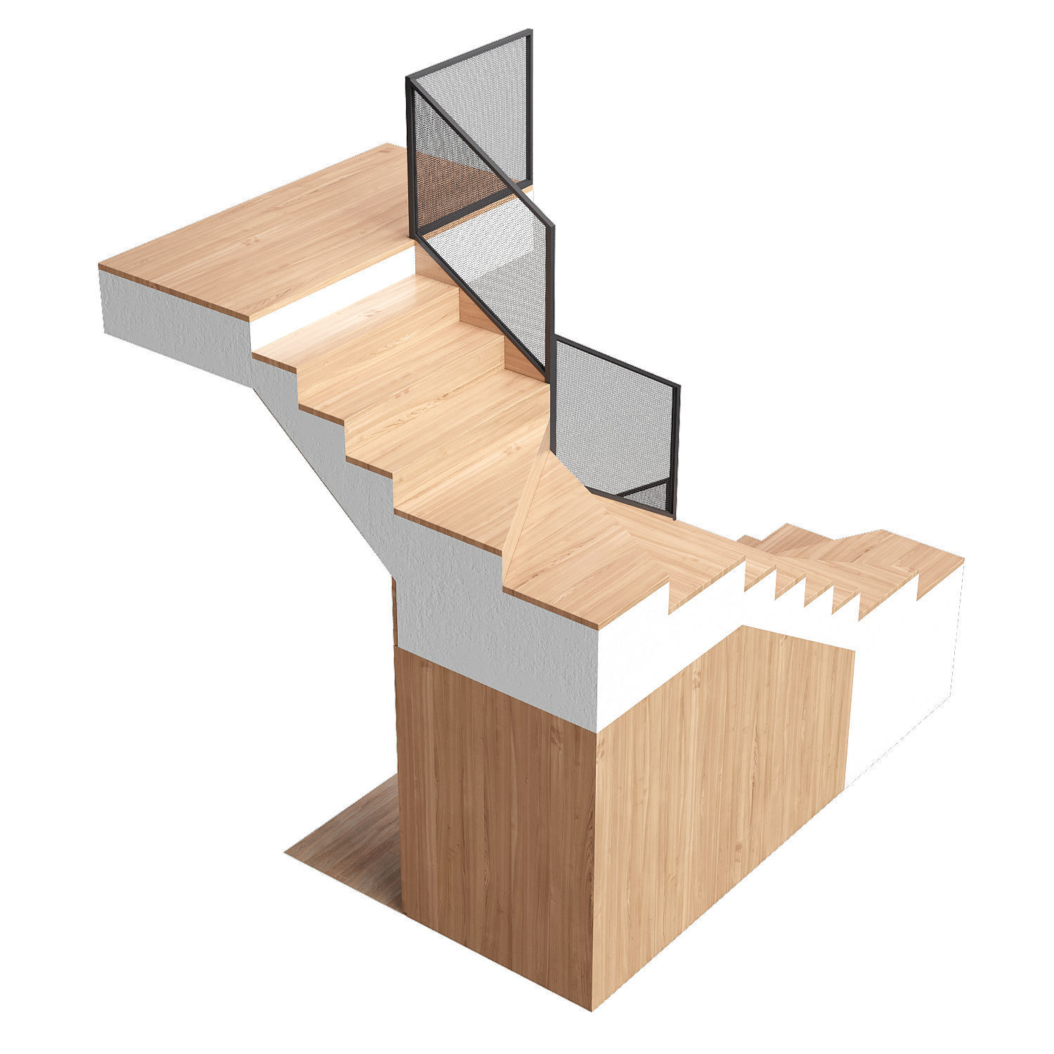 Staircase 15 3D model_5