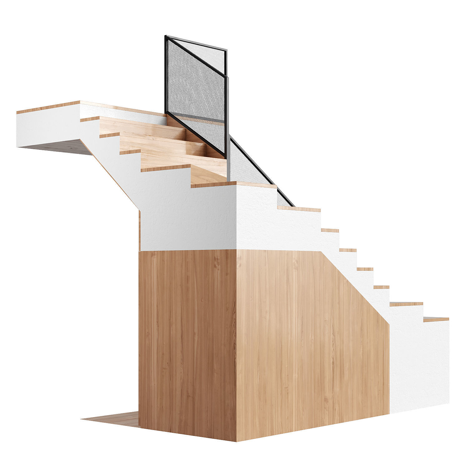 Staircase 15 3D model_6