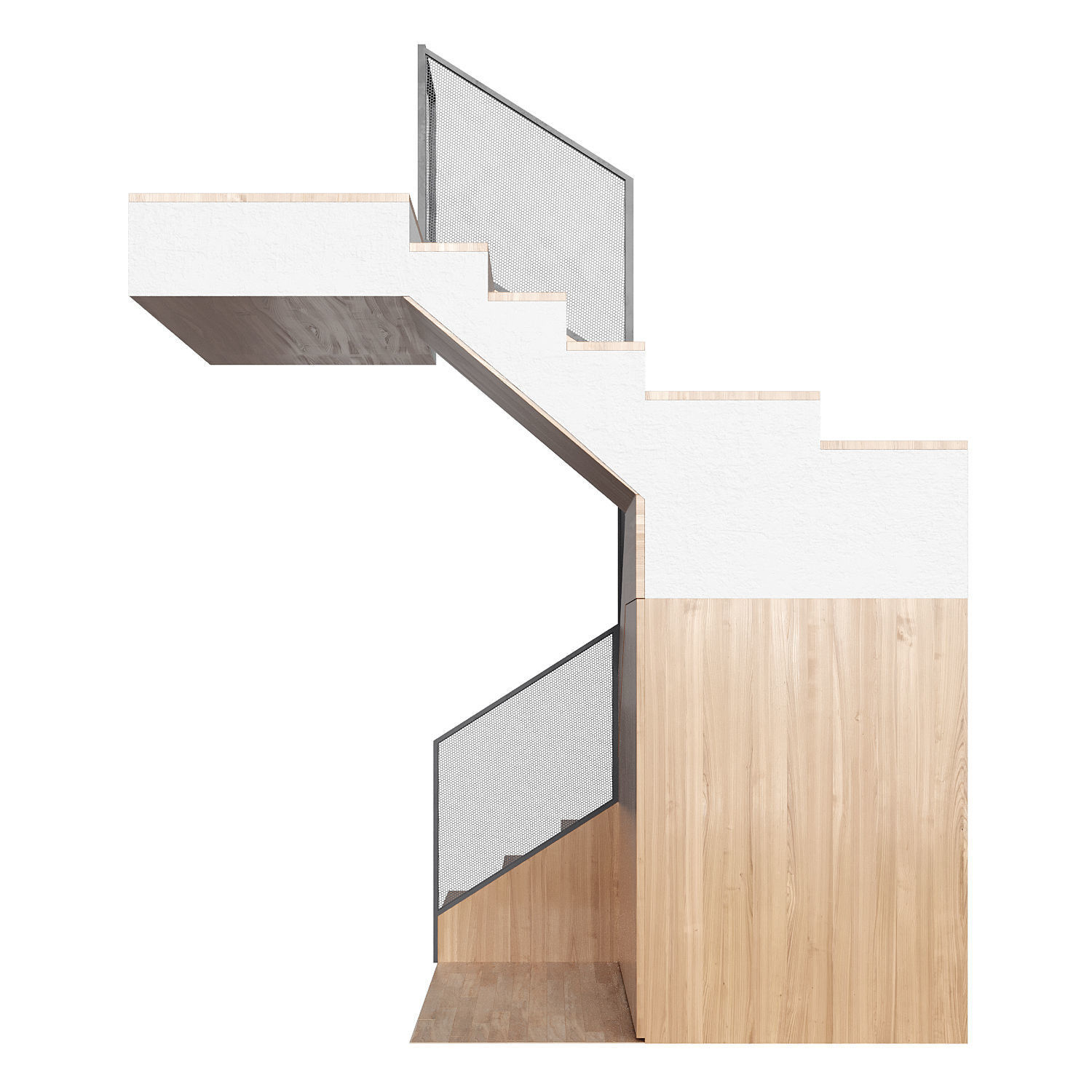 Staircase 15 3D model_7