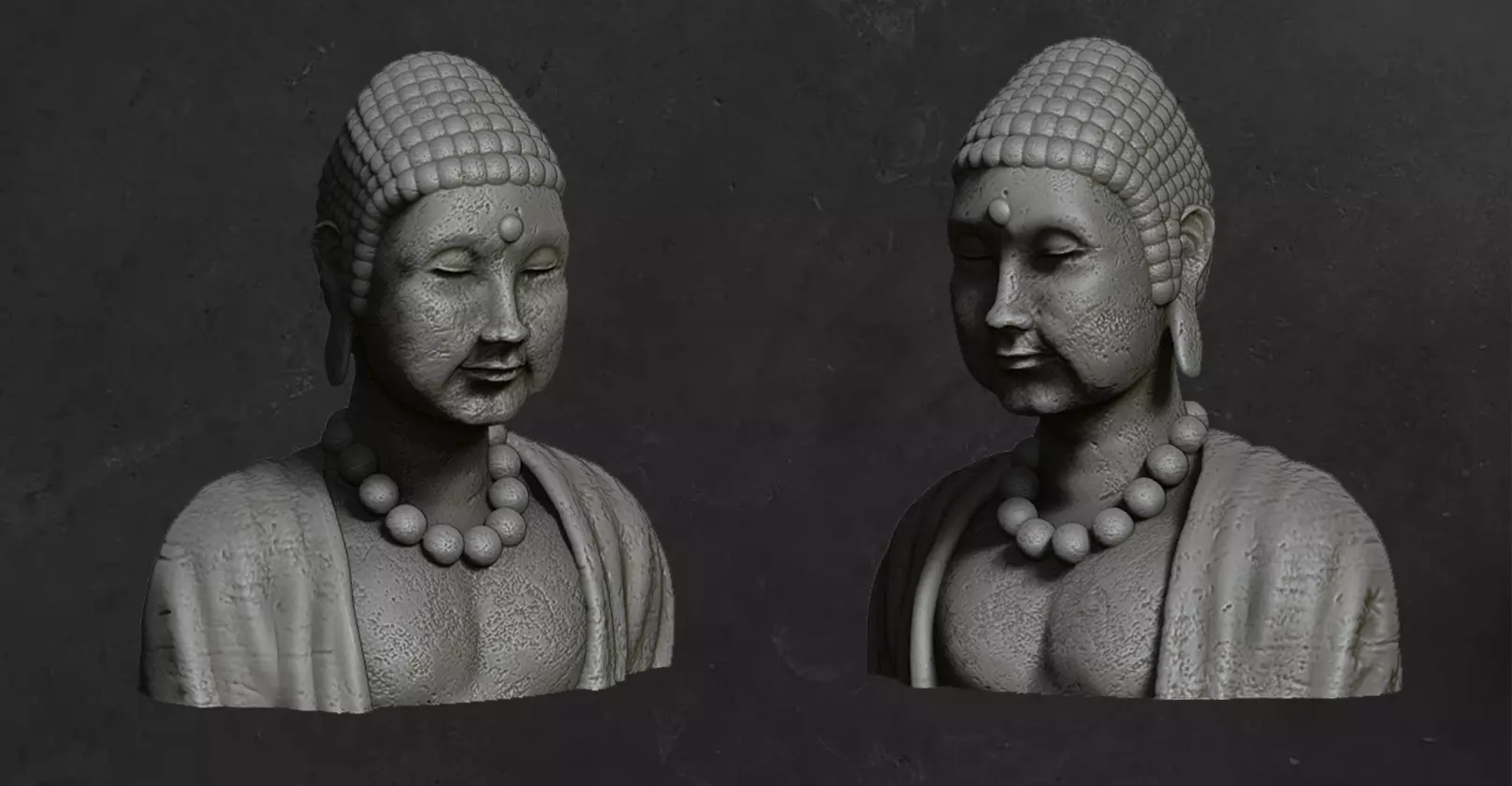 Buddha Siddhartha Gautama statue 3D print model